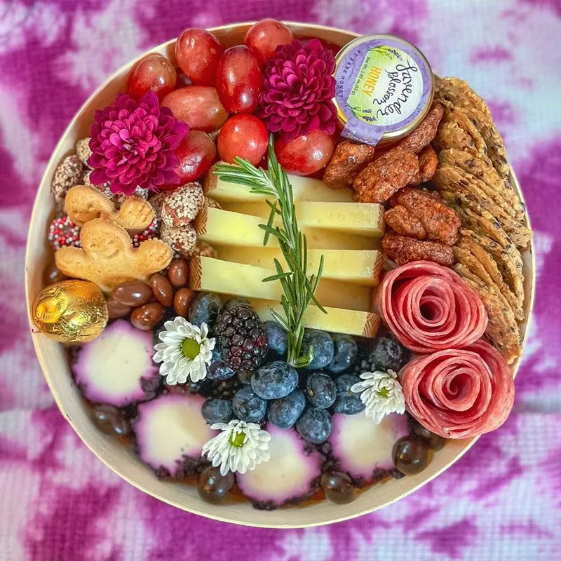 Plateaux ronds en bois pour aliments à emporter, plateau à fromage en placage, planche de confiserie, gâteau, boulangerie, boîte cadeau de noël