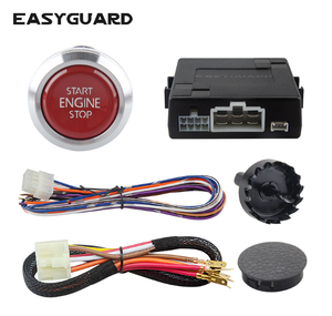 EASYGUARD赤ユニバーサルプッシュボタンスタートストップリモートエンジンスタートオプションのエンジンスイッチエンジンスタートボタン - Product Image 2