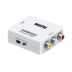 1080P Audio Video 3 RCA Mini HD a AV Convertidor compuesto para computadora PS3 TV - Product Image 1