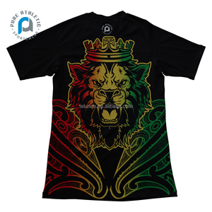 Saf Rasta giyim süblimasyon Mens Spandex koşu zayıflama boks Mma kıyafetleri spor Fitness sıkıştırma gömlek - Product Image 3