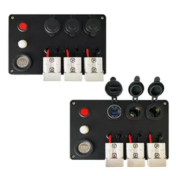 Auto Electronics Battery Power System Control Verteiler kasten  Cig-Buchsen 50A-Anschluss Stecker DC Portable 12V Mini Power Box - Product Image 3