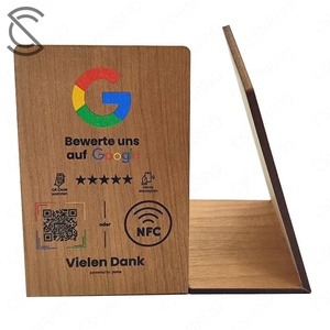 Stand Meja RFID NFC 13.56MHz Berkualitas Tinggi, Dapat Digunakan Kembali, Chip NTAG213/215/216, Ramah Lingkungan, Untuk Penggunaan Hotel, Media Sosial Cerdas - Product Image 2