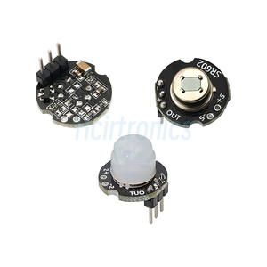 SR602 MINI Módulo detector de sensor de movimiento Kit de PIR infrarrojo piroeléctrico Soporte de interruptor sensorial con lente SR-602 - Product Image 2