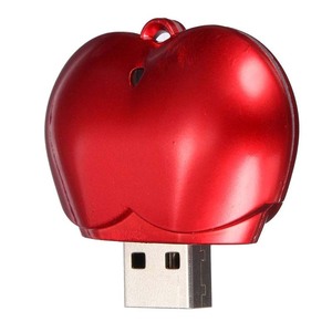 可爱婚礼主题u盘3.0闪存驱动器2GB 8g散装廉价塑料心形盒钥匙扣，带可定制标志u盘盒 - Product Image 2