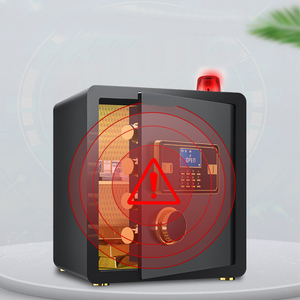 Caja fuerte electrónica digital con sistema de alarma inteligente, caja de seguridad de acero, cerradura de llave, armario doméstico ignífugo para uso doméstico - Product Image 4