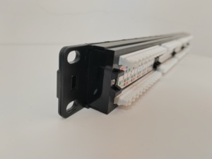 Tipo 1U de 19 pulgadas con Krone/110/Dual IDC 484x45x87mm 646G Peso del panel de conexión del centro de datos Cat6/Cat5e de 24 puertos - Product Image 5