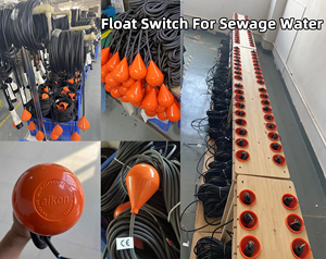 Aikon IP68 Flüssigkeits stands ensor 20m Polypropylen-Kugel schwimmersc halter für Wasserpumpe