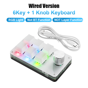 Bluetooth Wireless/USB 12 <strong>Key</strong> 2 Knob Mini Gaming <strong>Keyboard</strong> Programming Macro Keypad Mechanical <strong>Keyboard</strong> - Product Image 2