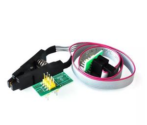 SOIC8 SOP8 Clip di prova per EEPROM 93CXX / 25CXX / 24CXX programmazione in circuito 2 adattatori - Product Image 1