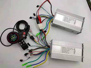Деталь с двумя двигателями, 1 * ЖК-дисплей + 2 * контроллеры BLDC 24V36V48V60V400W-1200W для электрического скутера, мотоцикла, горного велосипеда, вездехода, снегохода - Product Image 3