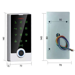 TF4 Metal TouchKey parmak izi bağımsız erişim denetleyicisi IP68 su geçirmez RFID erişim kontrolü tuş takımı - Product Image 2
