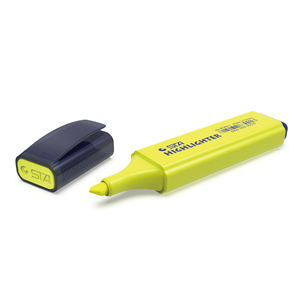 STA, venta al por mayor, bolígrafo resaltador multicolor brillante personalizado, 8 colores, marcadores de punta de cincel plano fluorescente para uso escolar para papel - Product Image 4