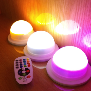 10 adet RGB pille çalışan Led aydınlatma lambası saksı vazo ekici için parti ve bahçe için çeşitli plastik mobilya içinde - Product Image 5