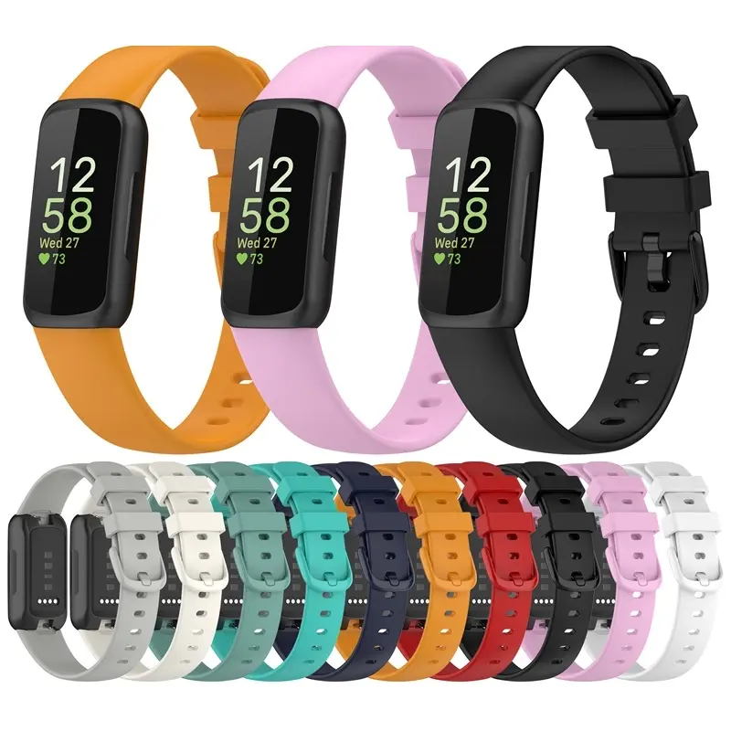 Vendita calda all'ingrosso Inspire 3 cinturino sportivo di ricambio in Silicone morbido cinturino Smart Watch per Fitbit inspire 3