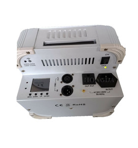 PAR de luces led de boda con batería inalámbrica, 9x18W, DMX, rgbwa, pantalla LCD UV con control remoto por WiFi
