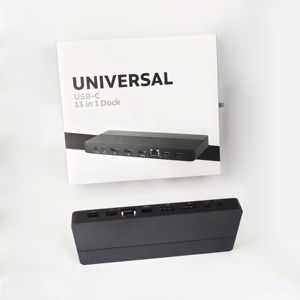 13 in 1 <strong>Adapter</strong> Powered <strong>USB</strong> <strong>3.1</strong> Keyboard Triple Monitor Laptop Docking Station <strong>Type</strong> <strong>C</strong> <strong>USB</strong> Hubs - Product Image 6