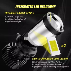 หลอดไฟ LED H4 Y10ขนาดเล็กสำหรับ H7ไฟหน้ารถโปรเจคเตอร์ลำแสงต่ำ9005 HB3 9006 HB4 80W ชุดแปลงหลอดไฟรถยนต์30000LM - Product Image 2