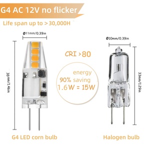 Direct <strong>Buy</strong> <strong>China</strong> 40W Aluminum E27 <strong>LED</strong> Mini Bulbs 1.6W SMD Chip Flicker-Free 30W Halogen Perfect Replacement for Residential - Product Image 6