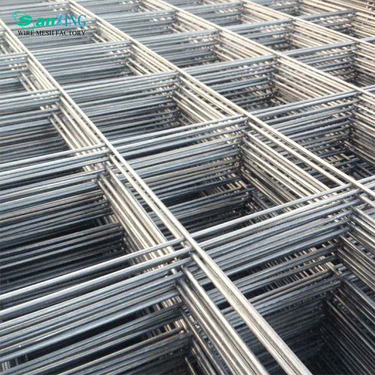 Panel de valla de malla de alambre soldado galvanizado de alambre de hierro de acero de alta calidad bajo en carbono recubierto de PVC