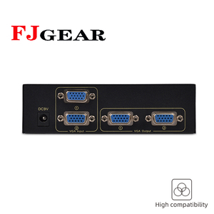 FJ-202 Fjgear two in two/four outVGA切り替え可能スプリッタービデオグラフィックアレイスイッチ2*2/4 - Product Image 3