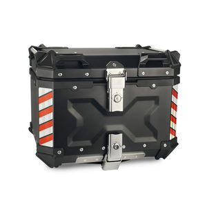 Yüksek kaliteli 45L motosiklet kuyruk kutusu uygun motosiklet sandıklar top Box için motosiklet alüminyum kuyruk kutuları - Product Image 1