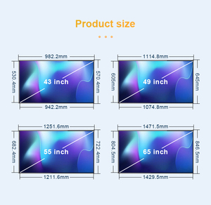49 дюймов 2 + 32 ГБ мультимедиа цифровой ЖК-дисплей рекламная вывеска Digital Signage с открытым исходным кодом сетевой ЖК-дисплей - Product Image 5