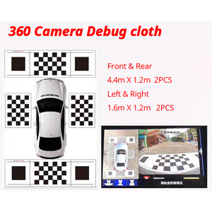 C5 4.4M x 1.2M 360 kamera hata ayıklama bez 3D araba 360 kamera sistemi kaydedici 360 yüklemek bez kuş görünümü test kağıdı hata ayıklama bez - Product Image 1