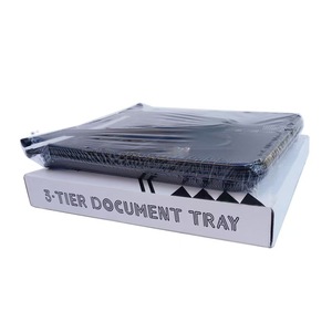 Factory Wholesale Three Layer Four Layer Metal <strong>File</strong> Tray <strong>File</strong> Bar Data Sorting A4 <strong>File</strong> Rack Office Desktop Storage Rack - Product Image 4