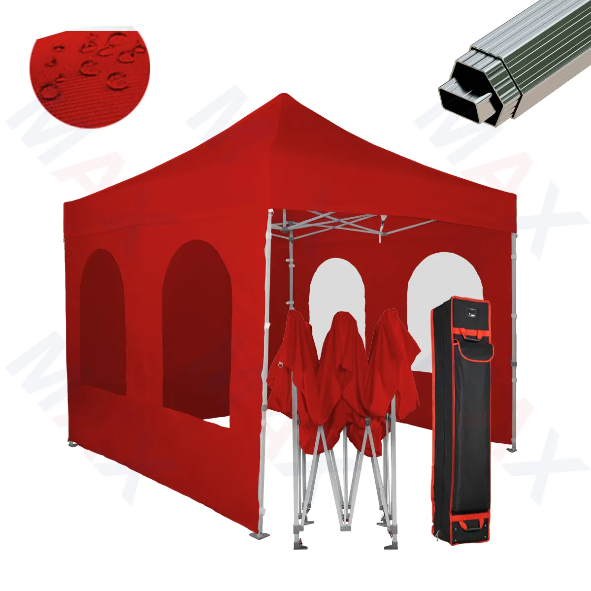 10X10 Buiten Aluminium Op Maat Bedrukte Pop-Up Tuinhuisjes Luifel Vakbeurs Evenement Tent