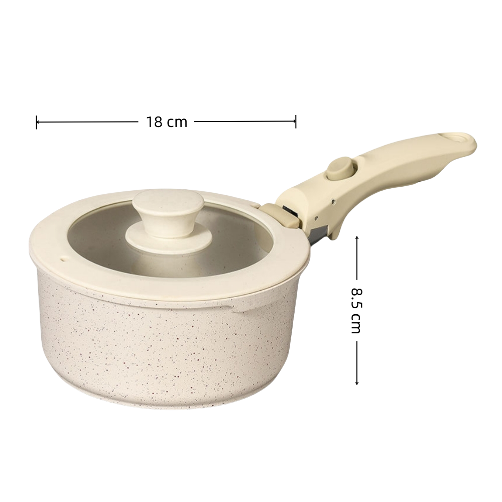 Casserole à lait 18 cm avec couvercle