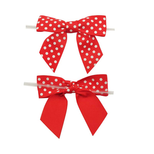 E-Magic Low MOQ Custom Ribbon <strong>Bow</strong> 196 Colors Available Handmade <strong>Bow</strong> with Twist Tie Packing <strong>Bow</strong> for Cookie Decoration - Product Image 4