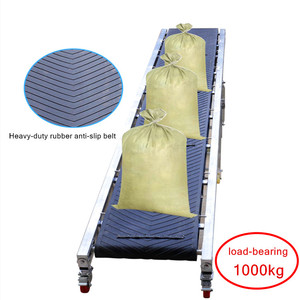 Transportador exprés pequeño para ladrillos de fertilizante de grano Carga y descarga conveniente Elevación y movimiento - Product Image 4