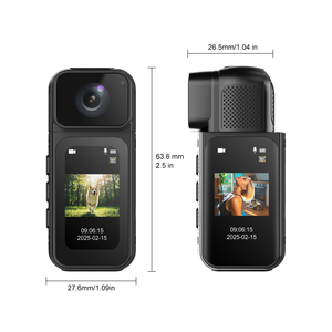 กล้องวิดีโอแอ็กชันติดร่างกายแบบหมุนได้กล้องแอ็กชันติด180 S80สูง2.7K HD ° - Product Image 1