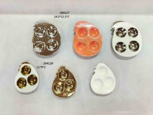 卸売高品質卵カップホルダーセットセラミック卵カップキッチンアクセサリー用