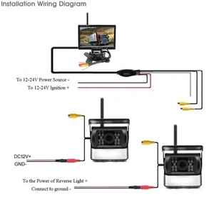<strong>Wireless</strong> Vehicle Waterproof IR Night Vision Parking Camera <strong>System</strong> Camera Set <strong>Wireless</strong> <strong>Reverse</strong> Backup Camera - Product Image 2