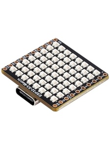 ESP32-S3-Matrix Entwicklungs board, Onboard 8x8 RGB LED Matrix und QMI8658 6-Achsen-Sensor, Unterstützt Wi-Fi und Blueth LE