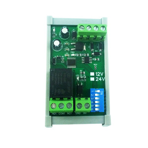 DC 12V 1-8Ch Ópticamente Aislado NPN Salida de relé de entrada Módulo de expansión PLC IO Modbus RTU RS485 Placa de interruptor de relé