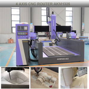 Enrutador Cnc de eje Z alto Máquina enrutadora de madera Cnc de 4 ejes Centro de mecanizado de 4 ejes Máquina de corte Cnc de madera para trabajos 3D 4D - Product Image 4