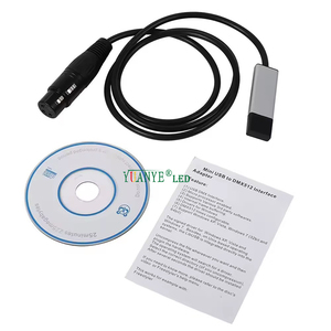 USB zu Dmx Schnittstellenadapter Computer PC Bühnenleiste Ereignisse Beleuchtungregler Dimmer