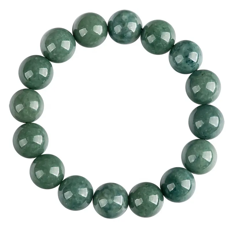 Cuentas circulares de jadeíta natural genuina Las cuerdas de mano Jade para hombres y mujeres Las cuerdas de mano al por mayor SL81