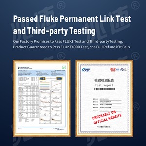 CAT6A FTP UTP 550MHz PVC rivestito 8 p8c CM CMX DCA CCA CPR rete cavo Patch ECA cavo Ethernet Lan in lunghezze 1m e 5m - Product Image 3