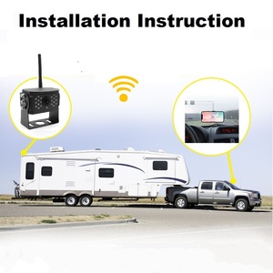 Cámara de visión trasera inalámbrica para vehículo, dispositivo con WIFI, 1080P/720P, Digital, Android, IOS, IR LED, para camión, furgoneta, semirremolque - Product Image 6
