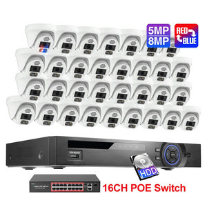 Sistema de cámara IP PoE comercial de 32 canales 4K H265 AI Detección inteligente con CMS VMS para uso en hospitales y centros comerciales - Product Image 1