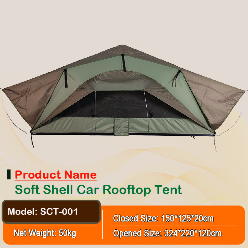 Tente de toit à coque souple SCT001
