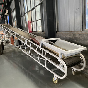 Camión contenedor de carga de descarga de cinta flexible transportadora de rodillos telescópicos motorizados para caja de cartón - Product Image 1