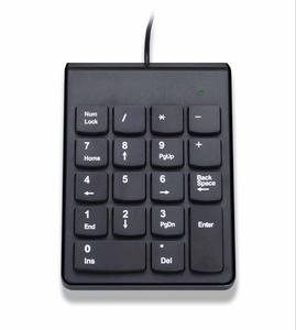 Mini numero USB cablato Mini tastiera tastiera 18 tasti numerico per Laptop Desktop PC Pro Computer Numpad tastiera digitale