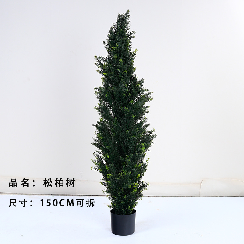 Arbre de Noël amovible en pin et cyprès de 150 cm