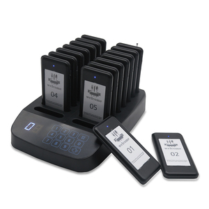 Daytech RP02 <strong>Queue</strong> Calling <strong>System</strong> <strong>Wireless</strong> Customer Buzzing Beeper Restaurant <strong>Queue</strong> <strong>Management</strong> <strong>System</strong> with Flash Light Vibration - Product Image 1
