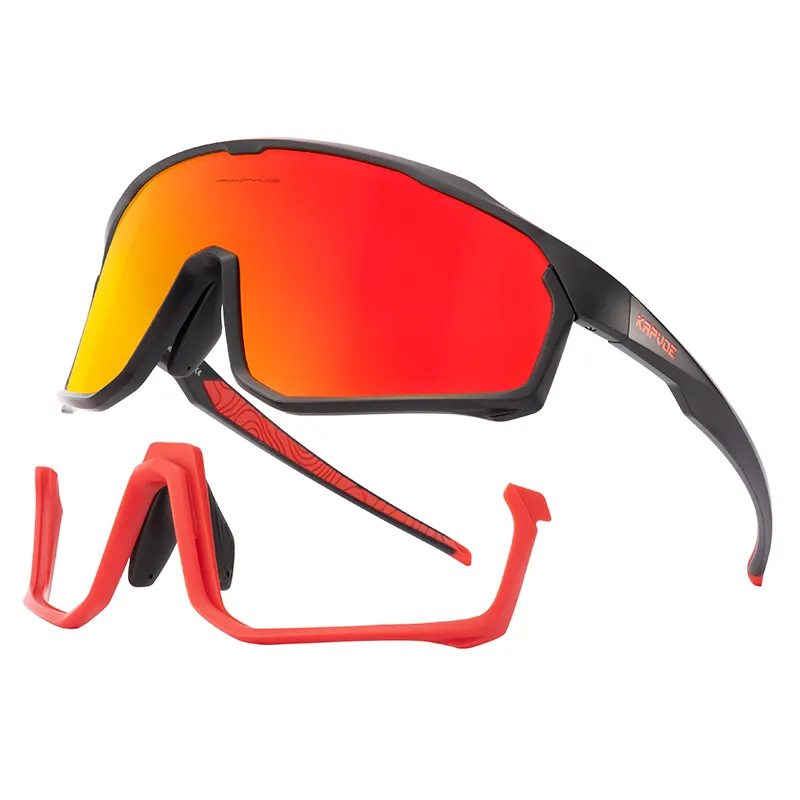 KAPVOE 2023 nuevo diseño cambiable Jawbone deportes al aire libre gafas de sol para hombres y mujeres, marco intercambiable extra inferior