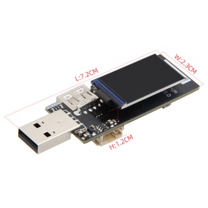 LILYGO T-Dongle ESP32-S2 Entwicklungs platine 1,14-Zoll-LCD-Display Drahtloses WIFI-Modul OTG-männliche weibliche Schnitts telle unterstützt TF-Karte